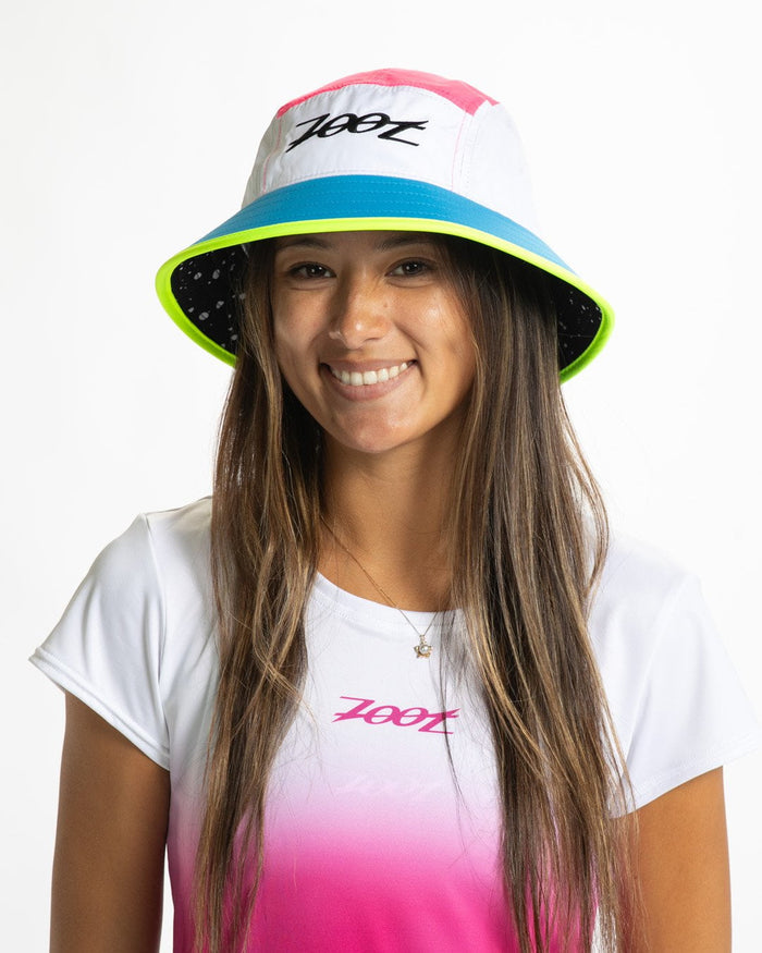 Zoot Sports BUCKET HATS OSFA Unisex Tech Bucket Hat - Neon Block