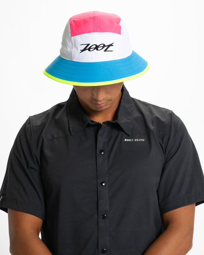 Zoot Sports BUCKET HATS OSFA Unisex Tech Bucket Hat - Neon Block