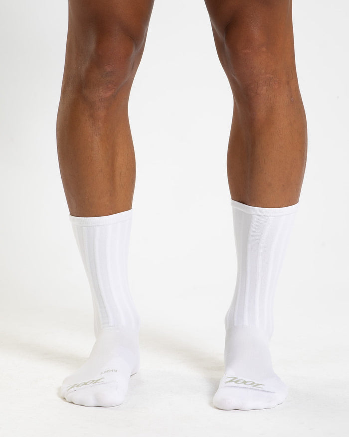 Zoot Sports HIGH SOCKS Unisex Ultra P1x Aero 7" Sock - White