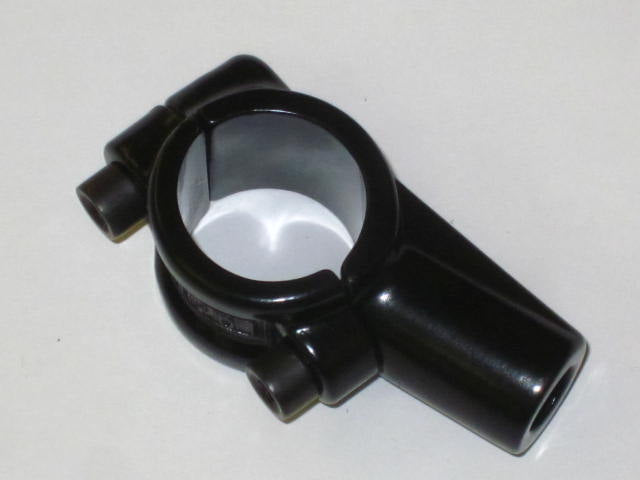 Universal mirror mount black 10mm threaded for 7/8" handlebars