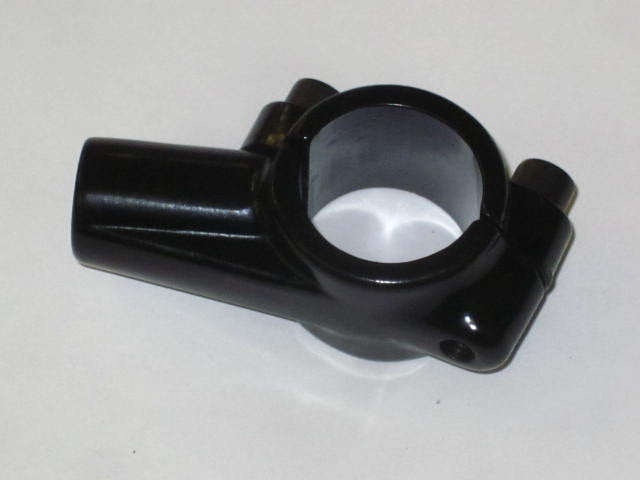 Universal mirror mount black 10mm threaded for 7/8" handlebars