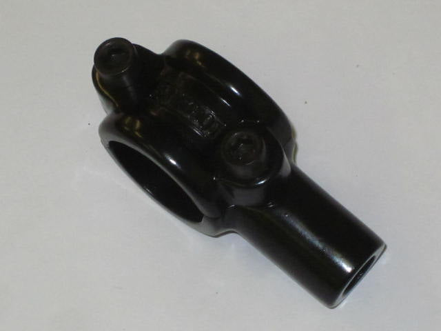 Universal mirror mount black 10mm threaded for 7/8" handlebars