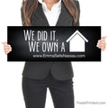 closing day real estate photo prop sign | we bought a house sign