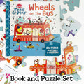 Wheels on the Bus Book & Puzzle Set