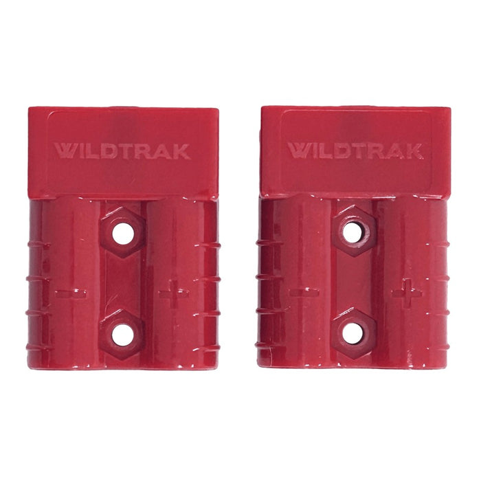 WILDTRAK 50A ANDERSON STYLE CONNECTOR 2PK RED