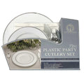 Wine & Dine Plastic Party Cutlery Set 72 Pc.