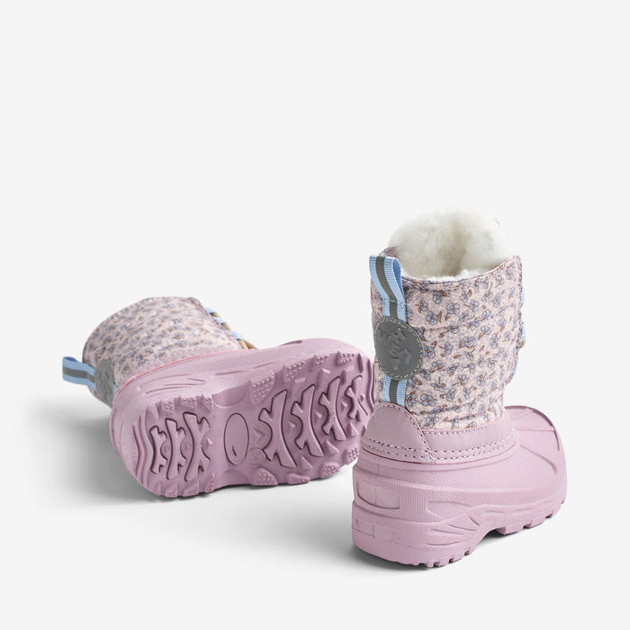 Wheat Footwear Winterboot Aleex Winter Footwear 9735 lilac blue flowers