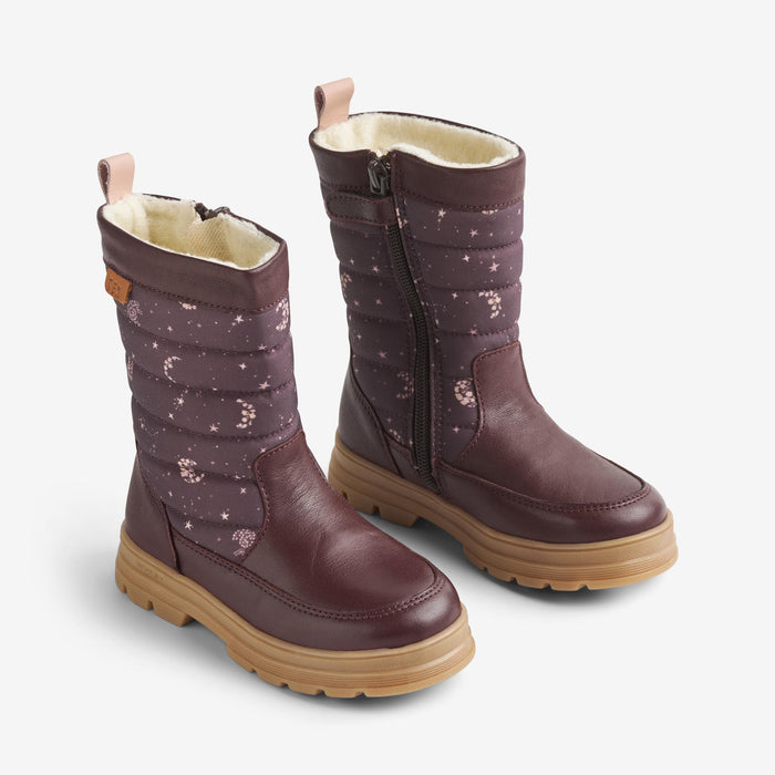 Wheat Footwear Winterboot Koa Tex Winter Footwear 9675 plum truffle stars