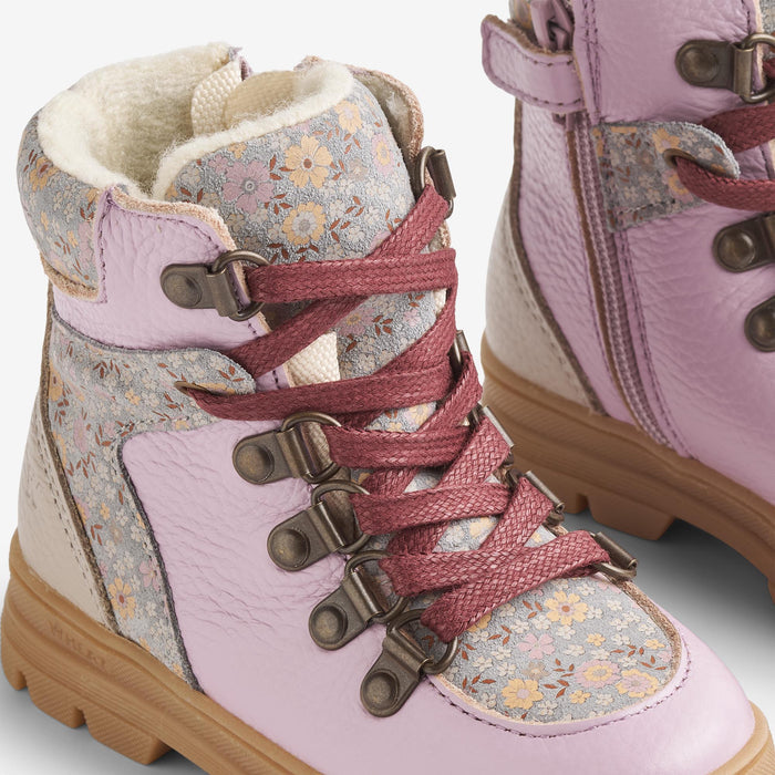 Wheat Footwear Winterboot Toni Hiker Tex Winter Footwear 9765 slightly blue flowers