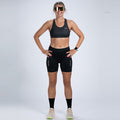 Zoot Sports TRI SHORTS 6" INSEAM Women's Core Tri 6" Fleece Chamois Short - Jet Black