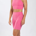 Zoot Sports RUN BOTTOMS Women's Elite Run 8" High-Rise Short - Rose
