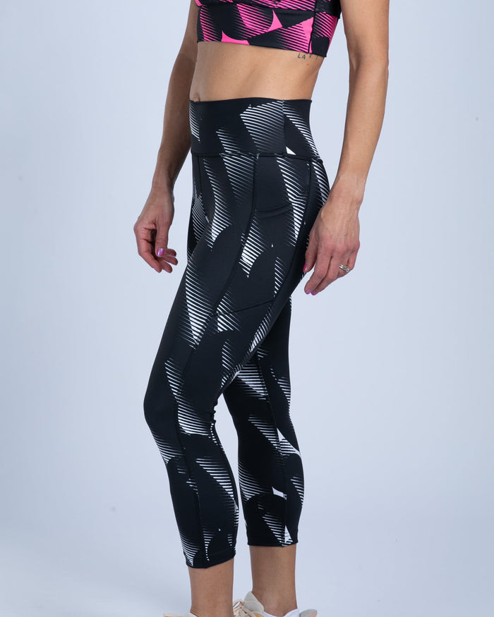 Zoot Sports RUN CAPRIS Women's Ltd Run Pulse High-Rise Capri - Icon