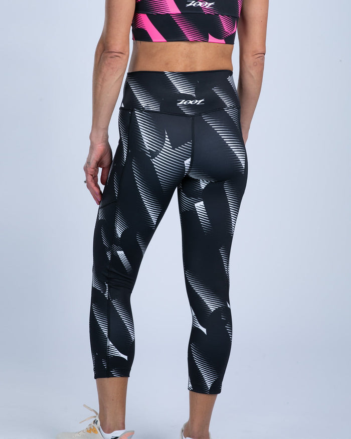 Zoot Sports RUN CAPRIS Women's Ltd Run Pulse High-Rise Capri - Icon
