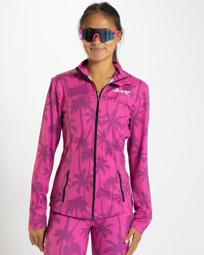 Zoot Sports TRACK JACKETS Women's Ltd Run Pulse Jacket - Paradise