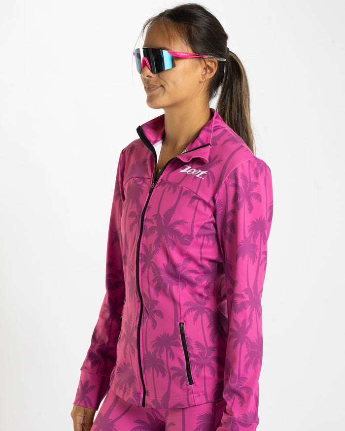 Zoot Sports TRACK JACKETS Women's Ltd Run Pulse Jacket - Paradise