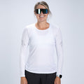 Zoot Sports RUN TEE Women's Ltd Run Sun Stop Ls Tee - UPF White