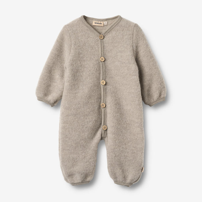 Wheat Wool Wool Fleece Suit Levi Jumpsuit 3204 khaki melange