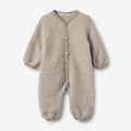 Wheat Wool Wool Fleece Suit Levi Jumpsuit 3204 khaki melange