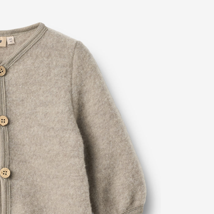 Wheat Wool Wool Fleece Suit Levi Jumpsuit 3204 khaki melange