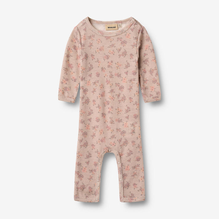 Wheat Wool Wool Jumpsuit L/S Haven Jumpsuit 1358 lilac flowers