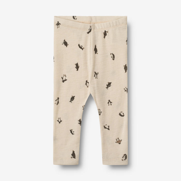 Wheat Wool Wool Leggings Agi | Baby Legging 9564 penguins