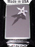 Zippo cigarette lighter Five Pointed Throwing Dart BS Star Ninja shuriken NEW